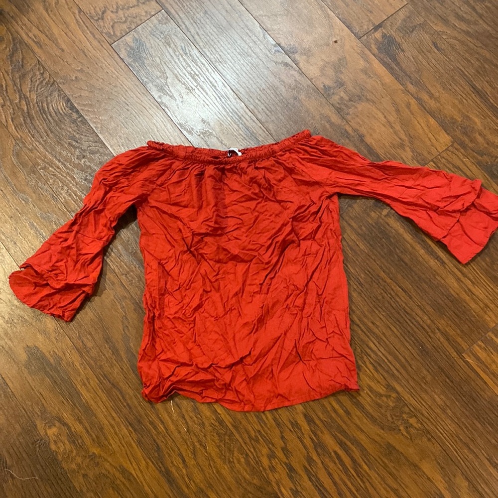 Lascana Off The Shoulder Ruffle Sleeve Top